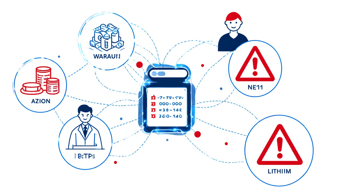 Rete digitale che collega farmacisti, medici e pazienti per tracciare le sostituzioni farmaceutiche in tempo reale.