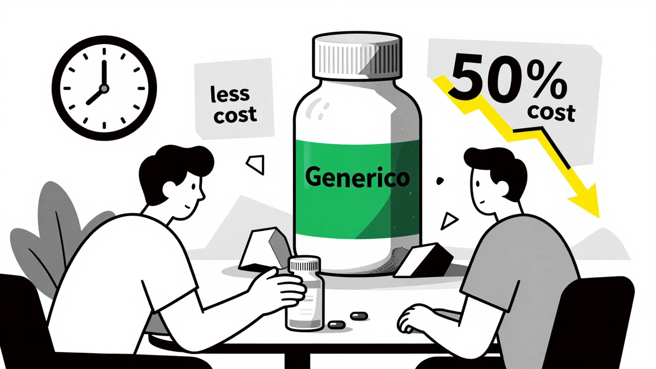 Paziente che prende farmaco economico mentre quello di marca si sgretola