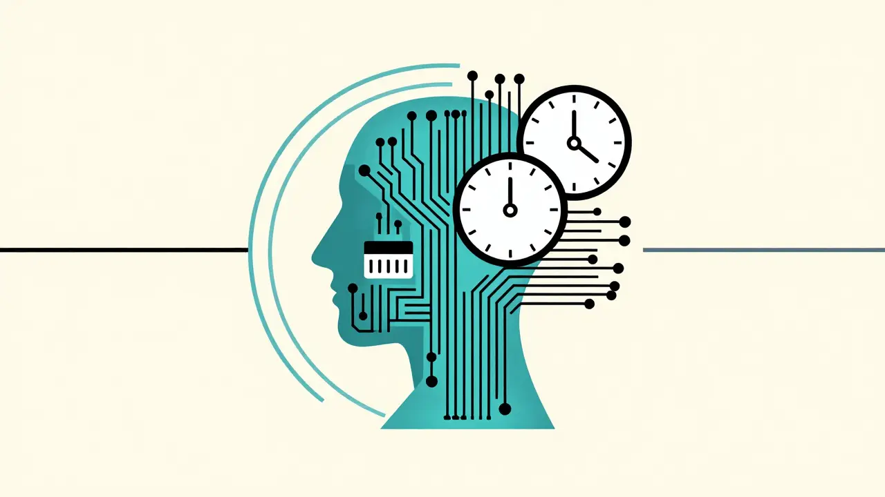 Concetto Bauhaus di un farmacista clinico integrato con sistemi di monitoraggio digitale