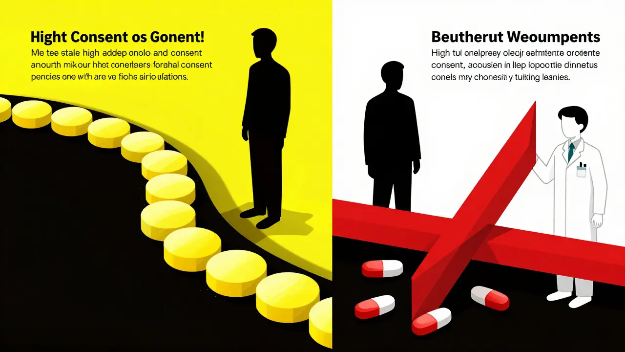 Concetto Bauhaus sull'impatto del consenso paziente sull'uso di farmaci generici