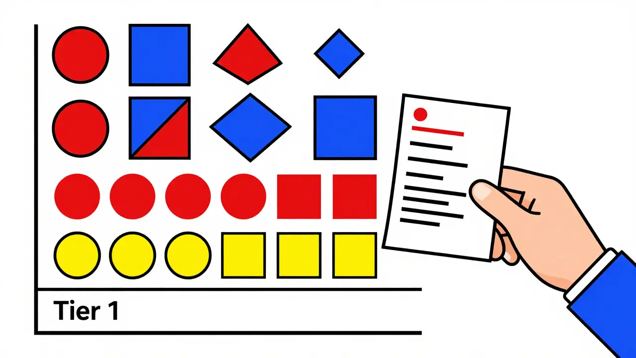 Livelli della Formulario Assicurativo: Guida a Tier 1, 2, 3 e Non in Formulario