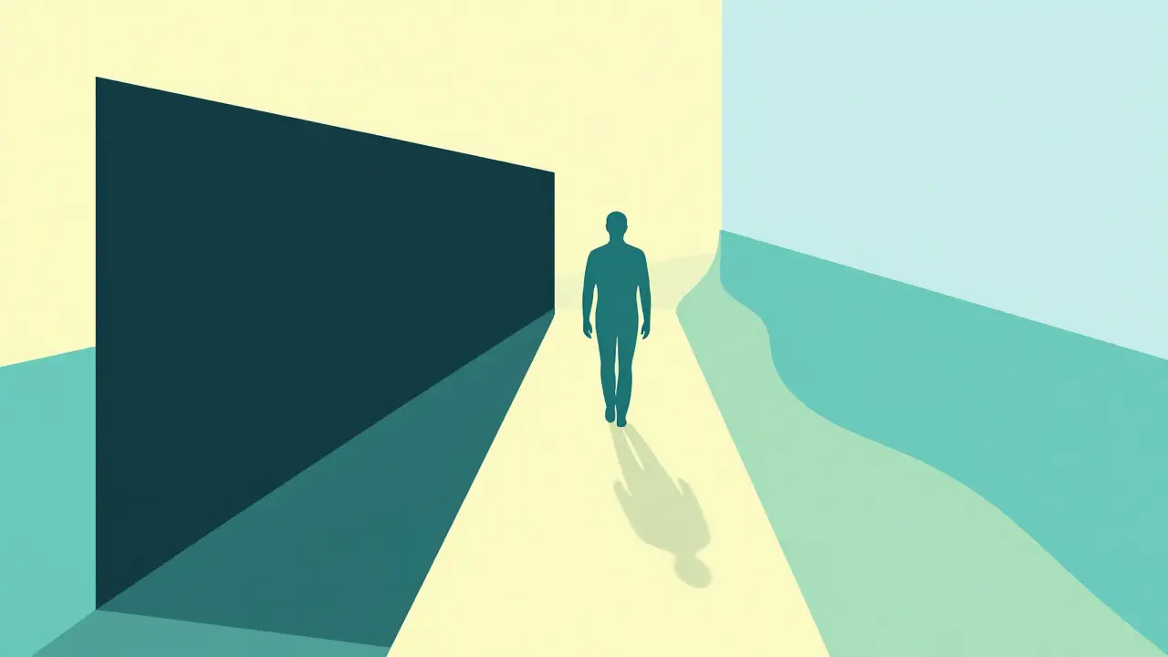 Illustrazione Bauhaus: percorsi sicuri alternativi ai beta-bloccanti per la psoriasi